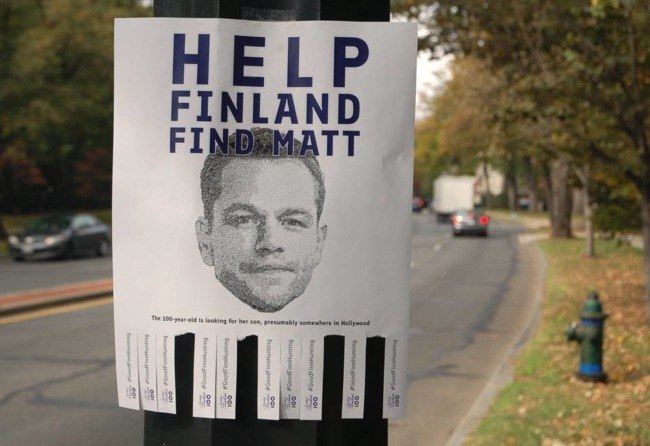 Финляндия разыскивает Мэтта Дэймона