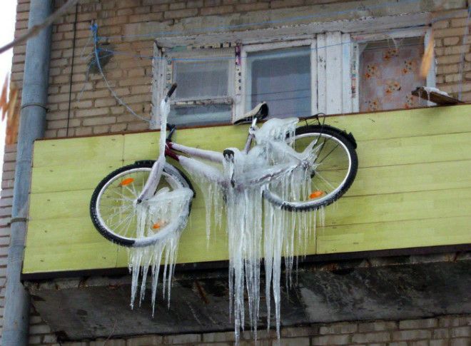 Замороженный велосипед