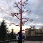 Шакли О’Нил продемонстрировал «выращенное» им дерево из оторванных баскетбольных колец